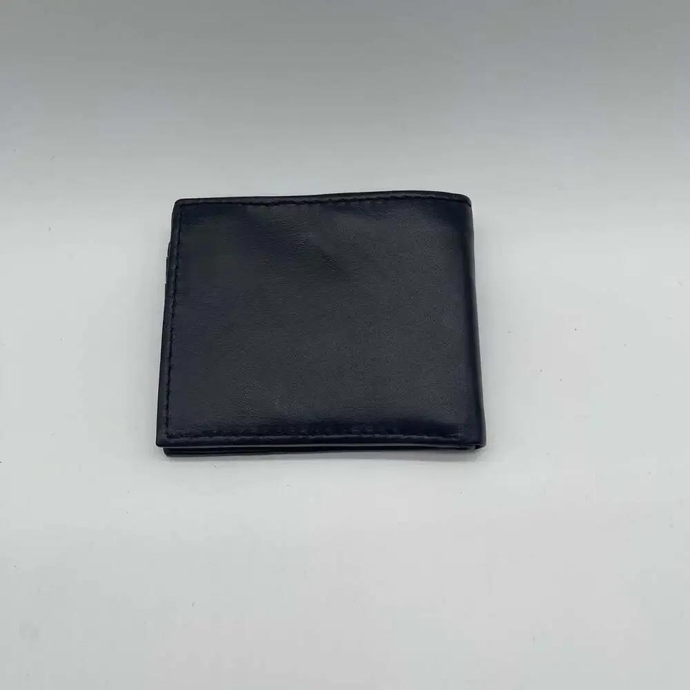 Kenneth Cole Reaction Men's Black Leather Bifold Wallet with RFID Protection‎